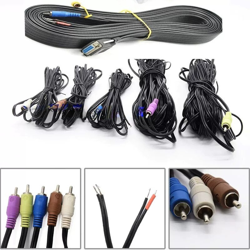 Home Cinema Bose - Flat cable, audio cable and speaker