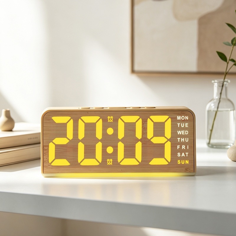Home Cinema Led - Digital Alarm Clock with Mood Light