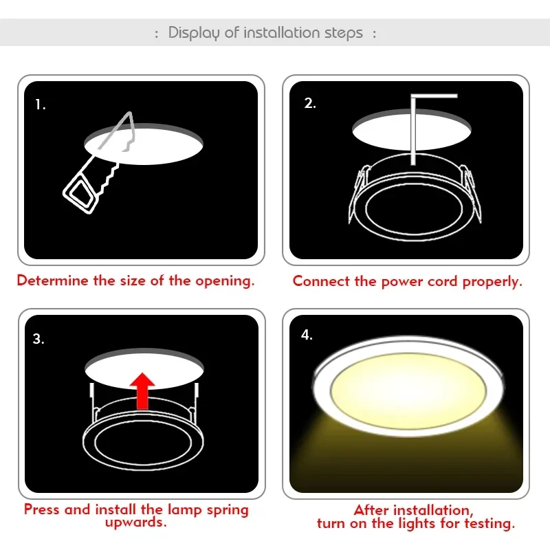 LED Downlight 3W 5W 7W 9W 12W  - Home Cinema Led review and price