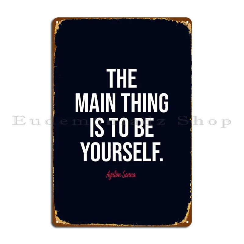 Ayrton Senna Quotes Metal Sign - Home Cinema Quotes review and price