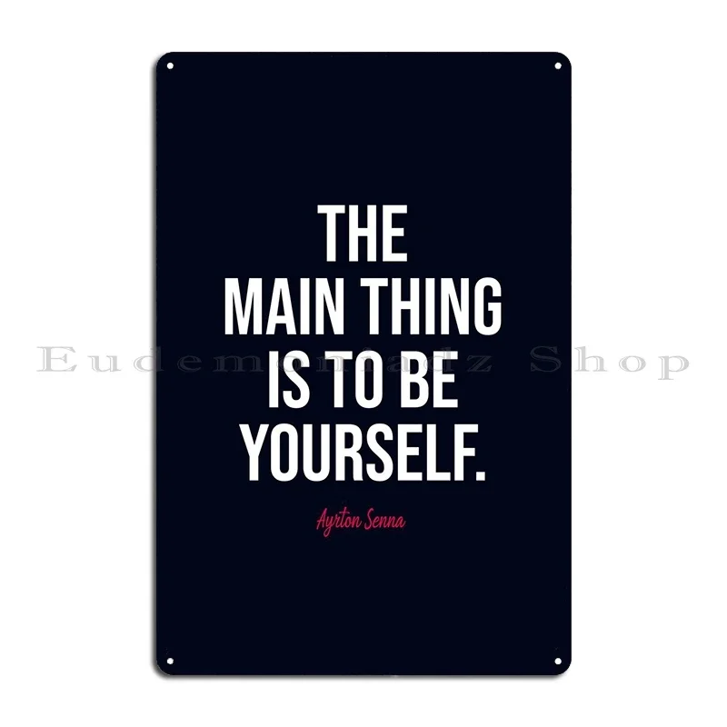 Ayrton Senna Quotes Metal Sign - Home Cinema Quotes review and price