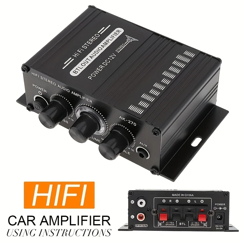 AK-270 HIFI Amplifier Channel  - Home Cinema Beamer review and price