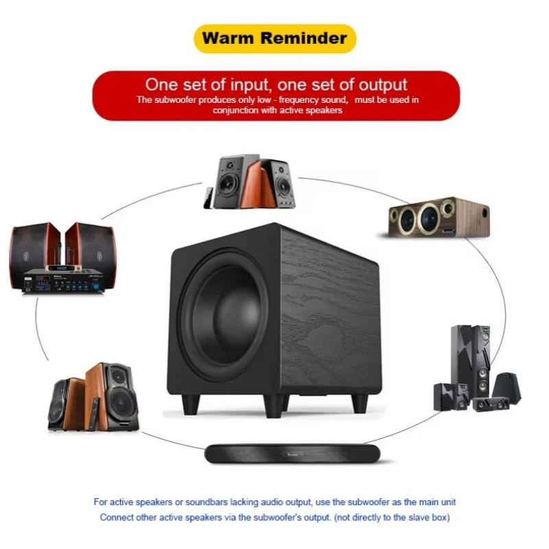 10 Inch Active Subwoofer Speak - Home Cinema Complet review and price