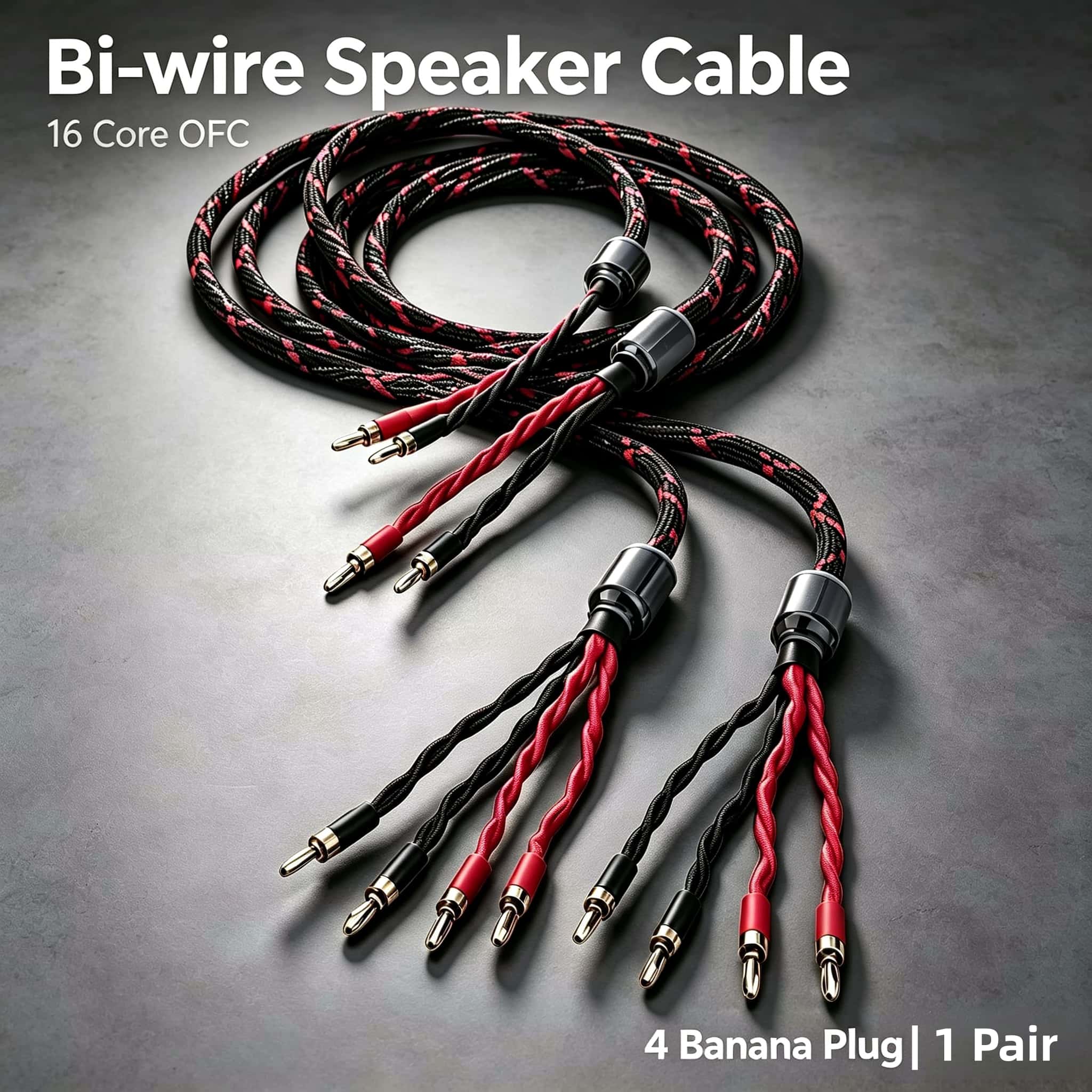 16 Core OFC Bi-Wire Speaker Ca - Home Cinema Beamer review and price