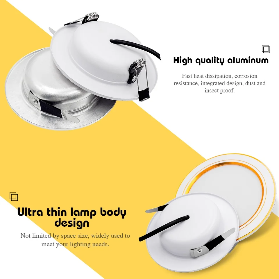 4Pcs LED Downlight AC 110V 220 - Home Cinema Led review and price