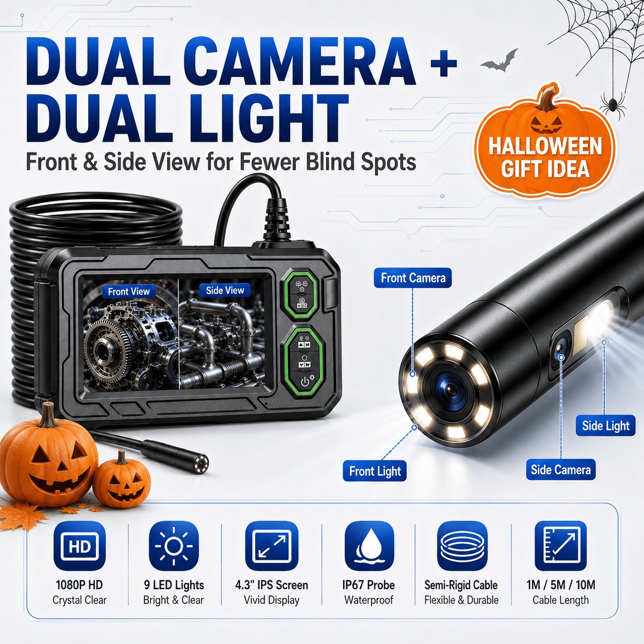 10M/33FT Long Cable Dual Camer - Home Cinema Led review and price