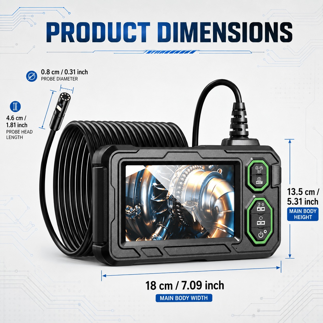 10M/33FT Long Cable Dual Camer - Home Cinema Led review and price