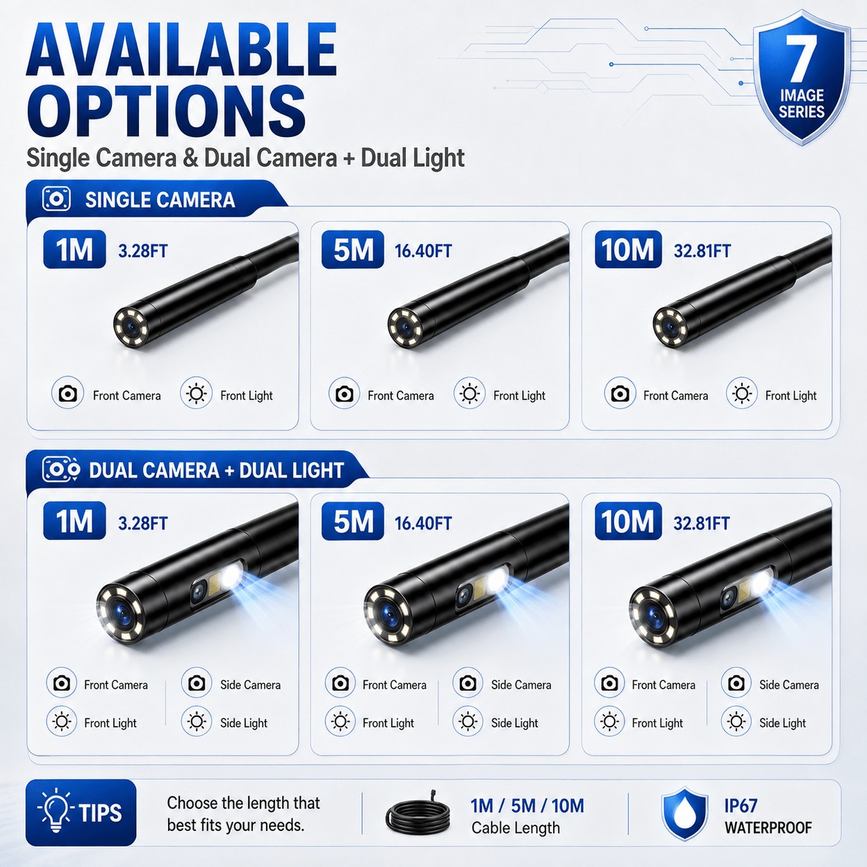 10M/33FT Long Cable Dual Camer - Home Cinema Led review and price