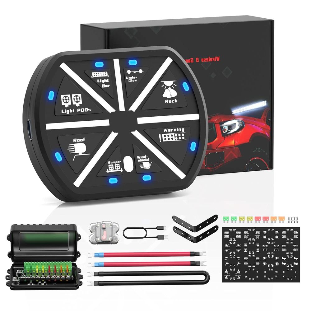8 Gang Switch Panel Universal  - Universal Remote Control review and price
