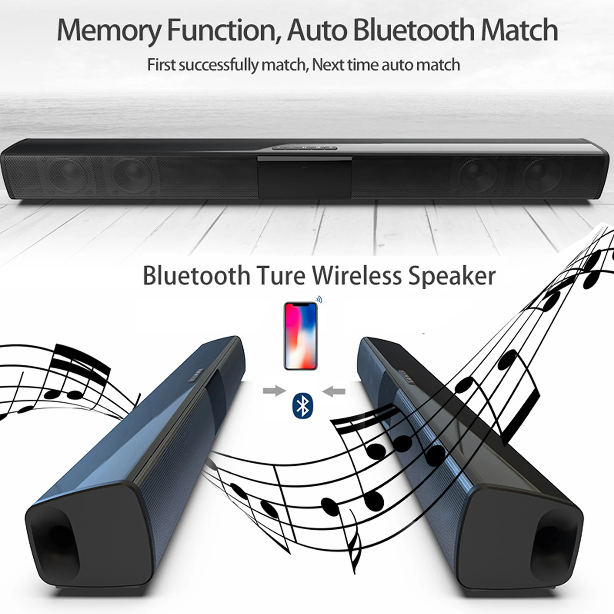 40W High Power Soundbar for TV - Home Cinema Complet review and price