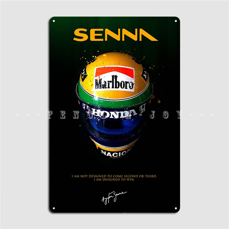 Senna Quote Minimalist Metal P - Home Cinema Quotes review and price