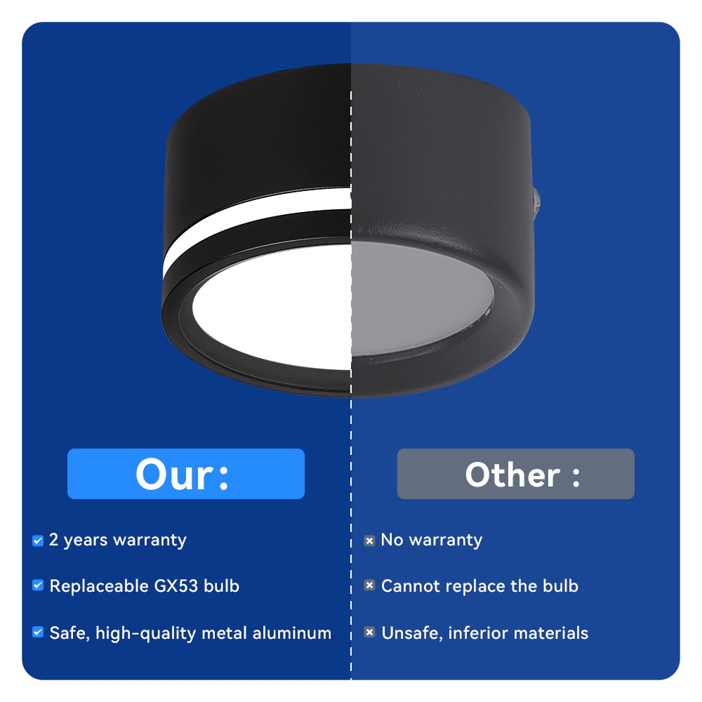 Indoor Led Downlight  GX53 Spo - Home Cinema Led review and price