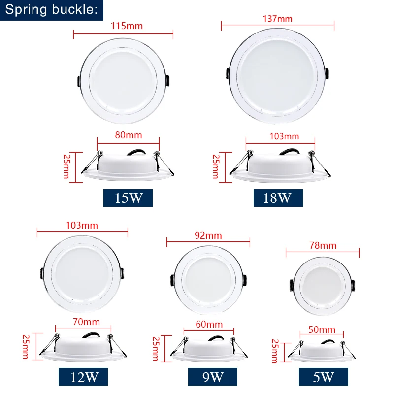 Led Downlight Recessed Round C - Home Cinema Led review and price