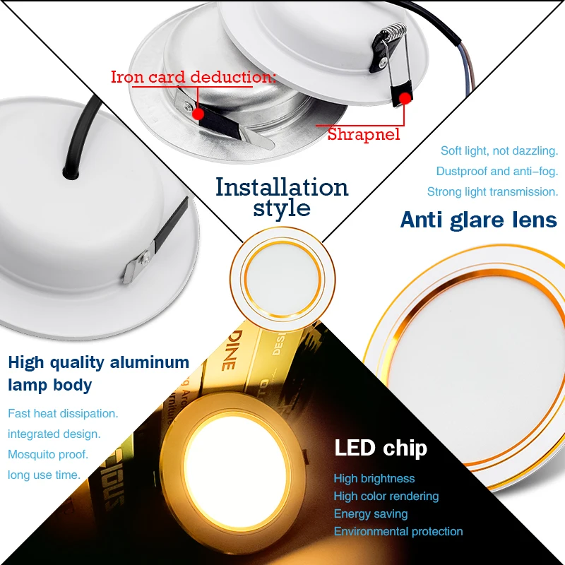 Led Downlight Recessed Round C - Home Cinema Led review and price